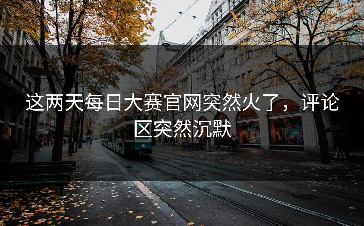 这两天每日大赛官网突然火了，评论区突然沉默
